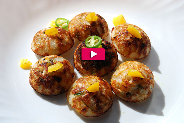 How to make Kuzhi paniyaram video