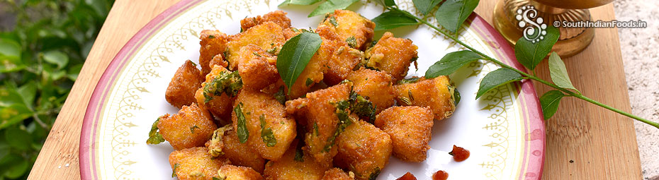 Leftover idli pakora