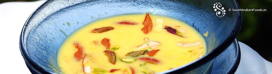 Instant basundi
