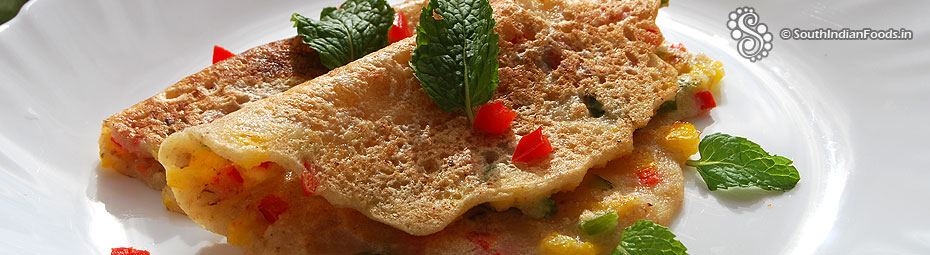 instant oats dosa
