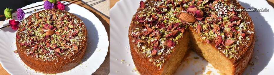 Instant rava cake