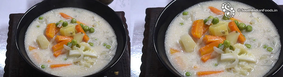 Instant white kurma