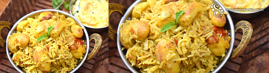 Raw Jackfruit biryani
