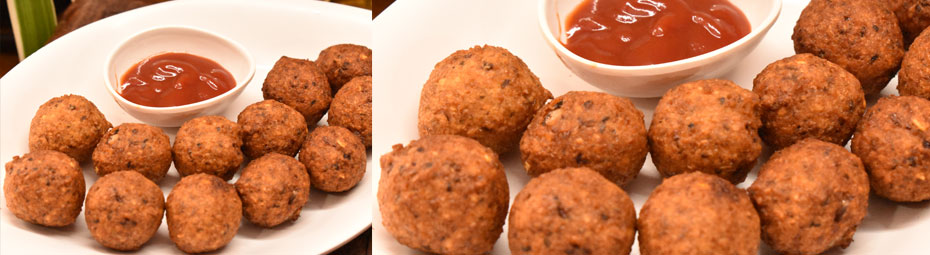 Karamani cowpea masala bonda