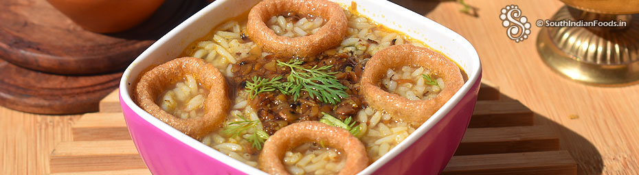 Kollu rasam rice