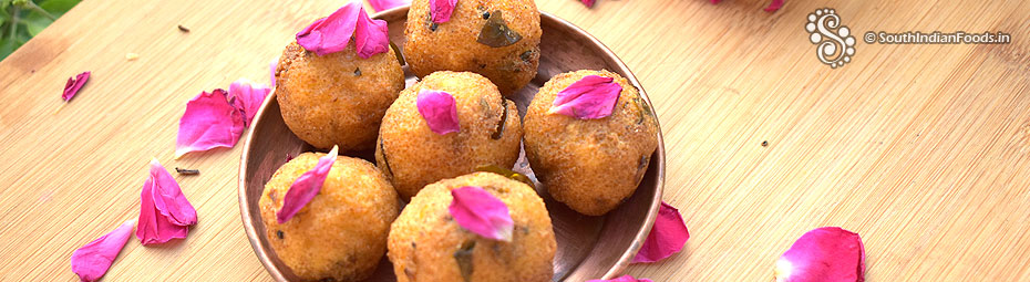 Leftover sooji upma balls