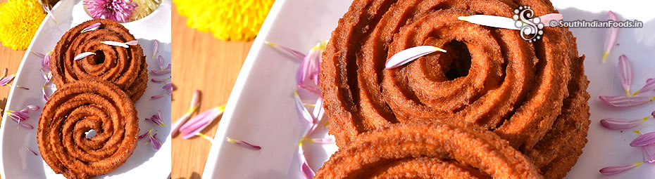 Left over rice murukku