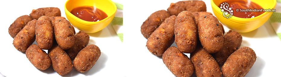Leftover upma snack bites