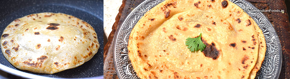 Liquid dough chapati