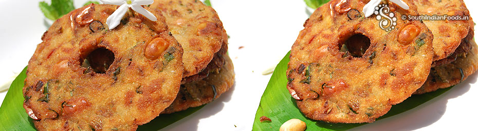 Crispy maddur vada