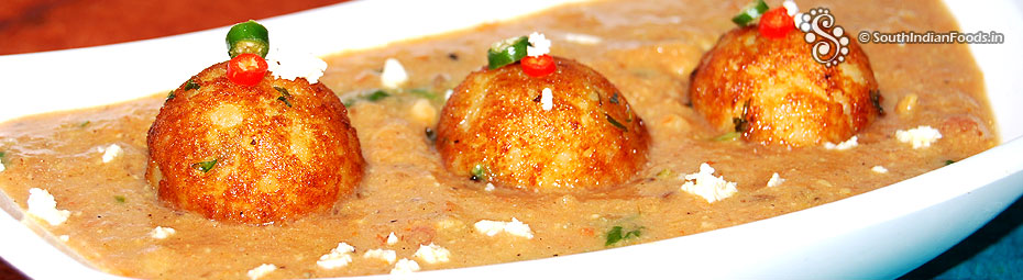 Malai kofta curry
