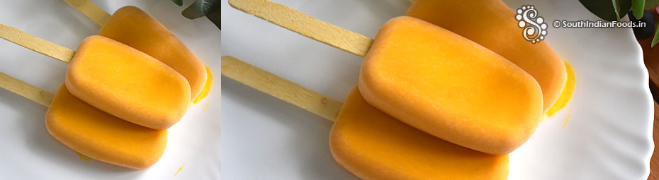 Mango popsicle