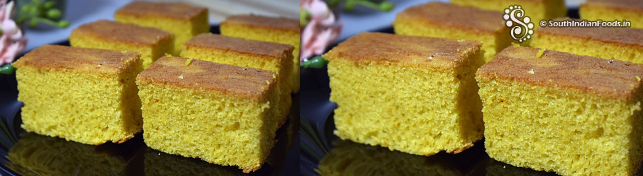 Mango sponge cake