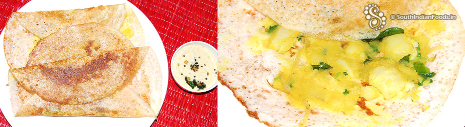 Masala dosa recipe