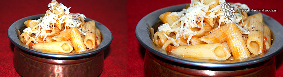 Masala penne pasta Indian style
