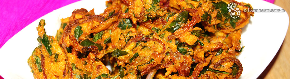 Methi pakoda recipe