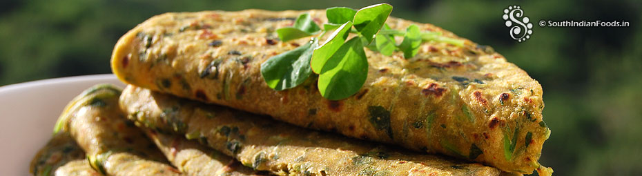 Methi paratha