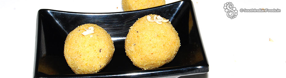 Moong dal ladoo
