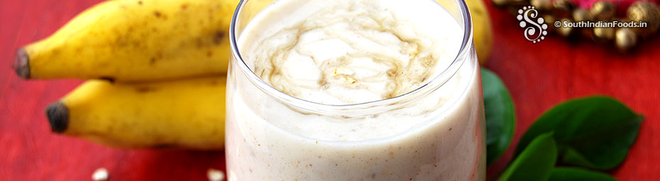 Oats banana smoothie