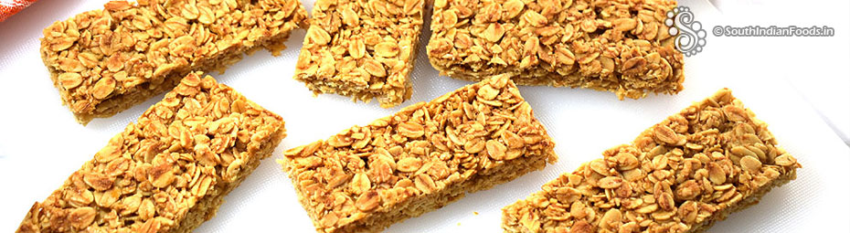 Oats honey energy bars