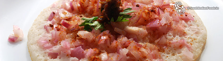 Onion podi uthappam