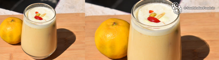 Orange Lassi