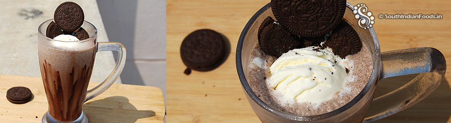 Oreo milkshake