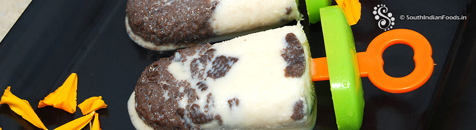Oreo popsicles