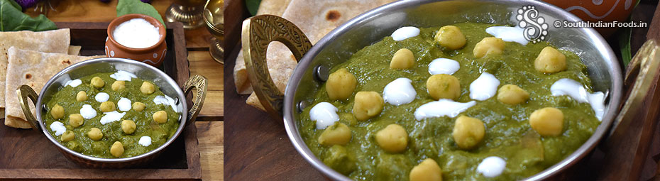 Palak chole