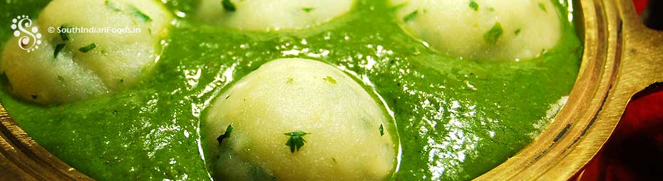 Paneer Palak Kofta Curry
