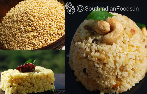 Pani varagu/Proso millet recipes 