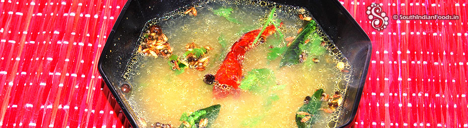 Paruppu thanni rasam