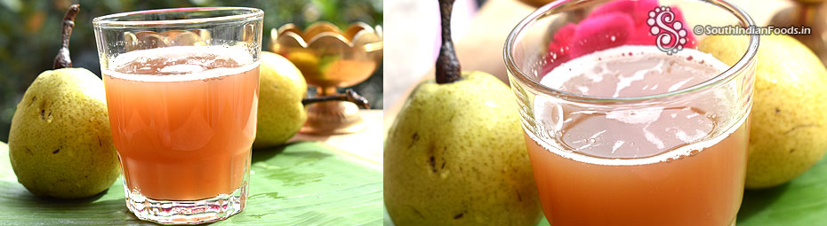 Pear juice