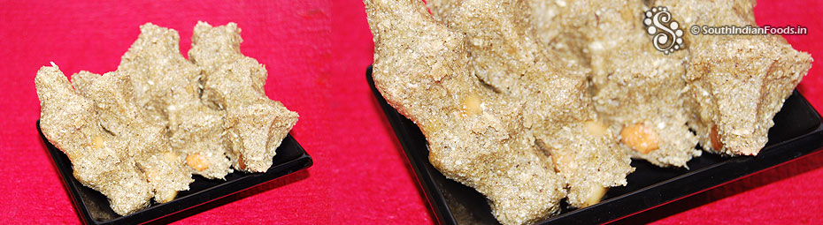 Pearl millet walnut sweet dumplings