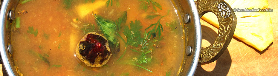 Pineapple rasam
