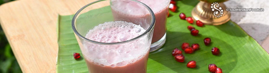  Pomegranate lassi