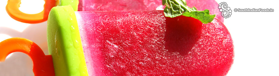 Pomegranate popsicle