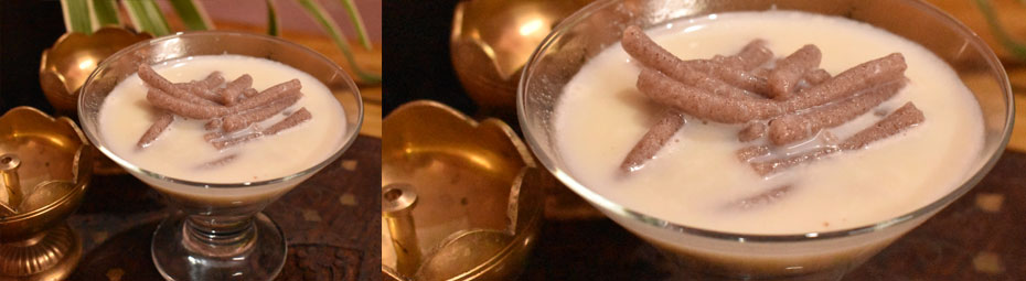 Ragi paal kolukattai