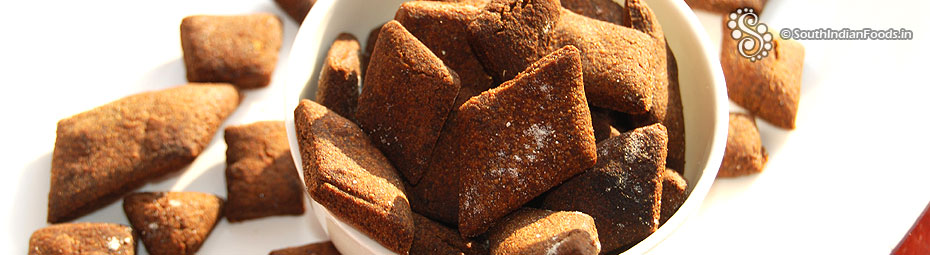 Ragi shakkarpara