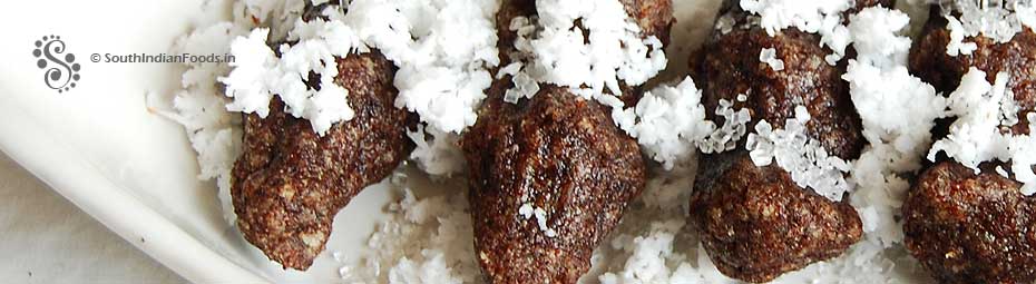 Ragi Kolukattai