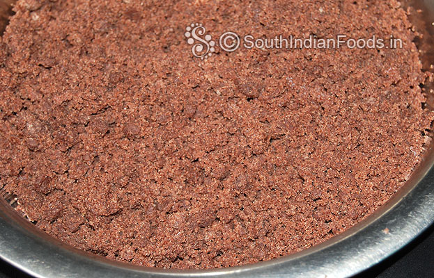 Ragi uppittu is ready. You can use it for making instant upma or kolukattai