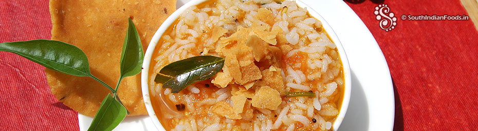 Rasam rice | Rasam sadam