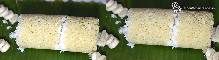 Rava puttu [semolina puttu]