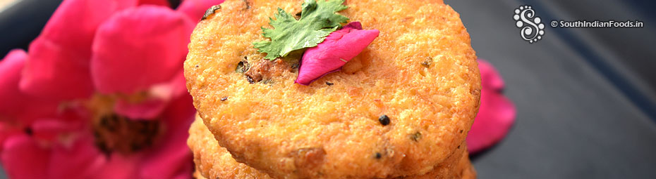 Rice chickpea vada