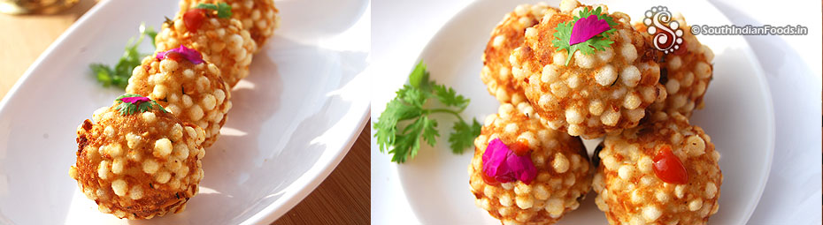 Sago potato balls