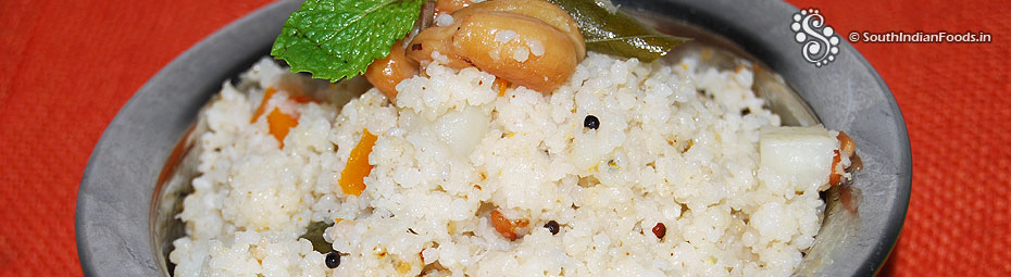Samai arisi upma