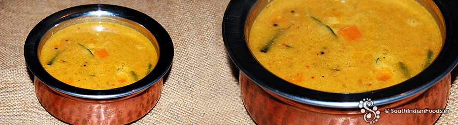 Sambar without dal