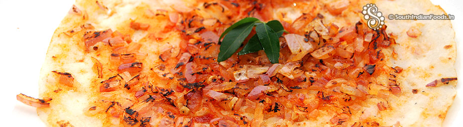 Schezwan onion dosa