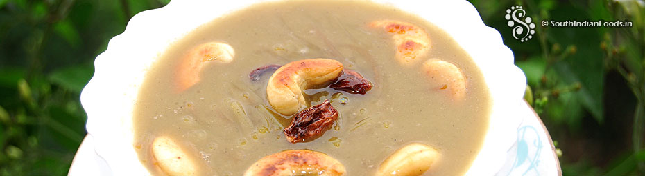 Semiya jaggery payasam