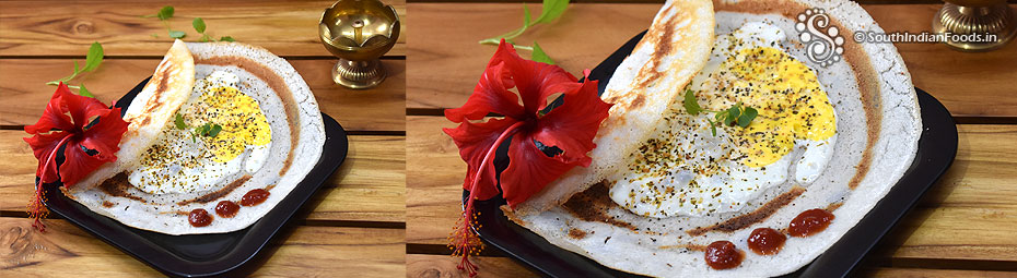 Egg dosa 